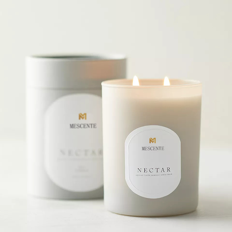 M&Scent Własne logo Medytacja Nietoksyczne kamienie Zioła Ręcznie wylewane Naturalne zapachowe świece kryształowe z wosku sojowego