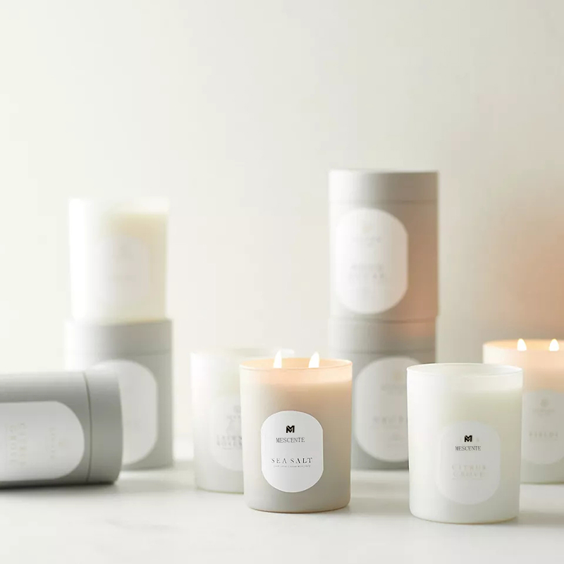 M&Scent Własne logo Medytacja Nietoksyczne kamienie Zioła Ręcznie wylewane Naturalne zapachowe świece kryształowe z wosku sojowego