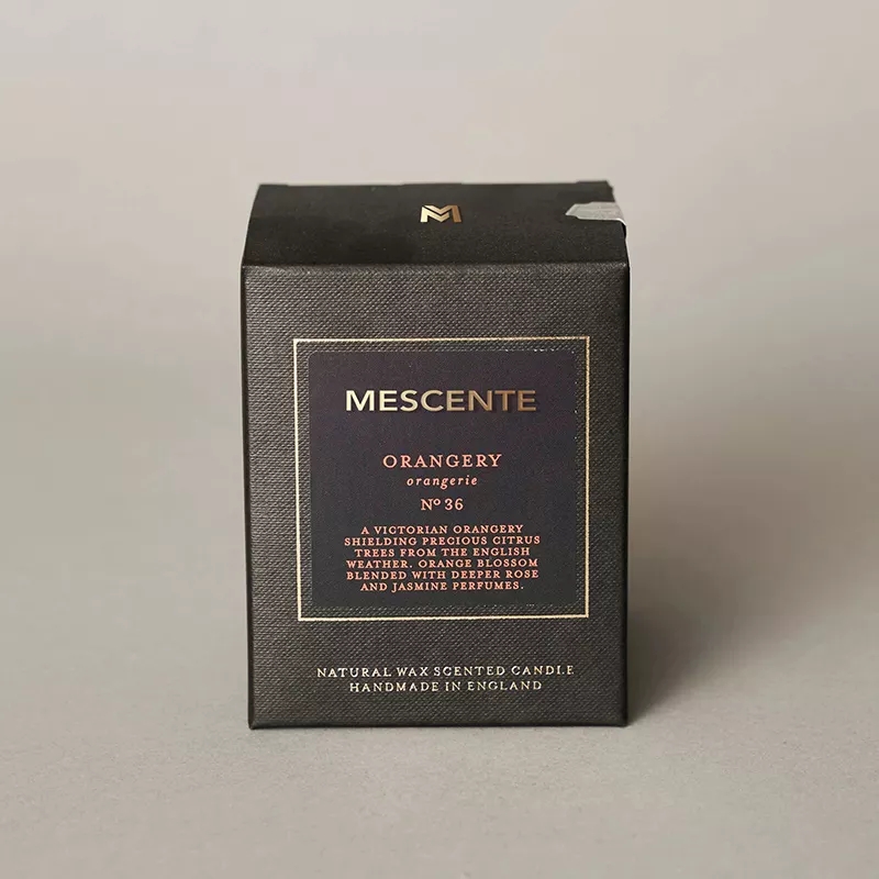 Hurtownia M&Scent Nowa, luksusowa, niestandardowa marka prywatna Świąteczne kryształowe opakowaniai Kerzen Świeca zapachowa sojowa z pokrywką