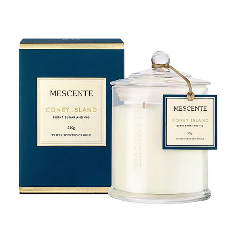 M&Scent Hurtownia Luksusowa, niestandardowa marka prywatna Świąteczne świece zapachowe sojowe w obudowie słoiczka z pokrywką