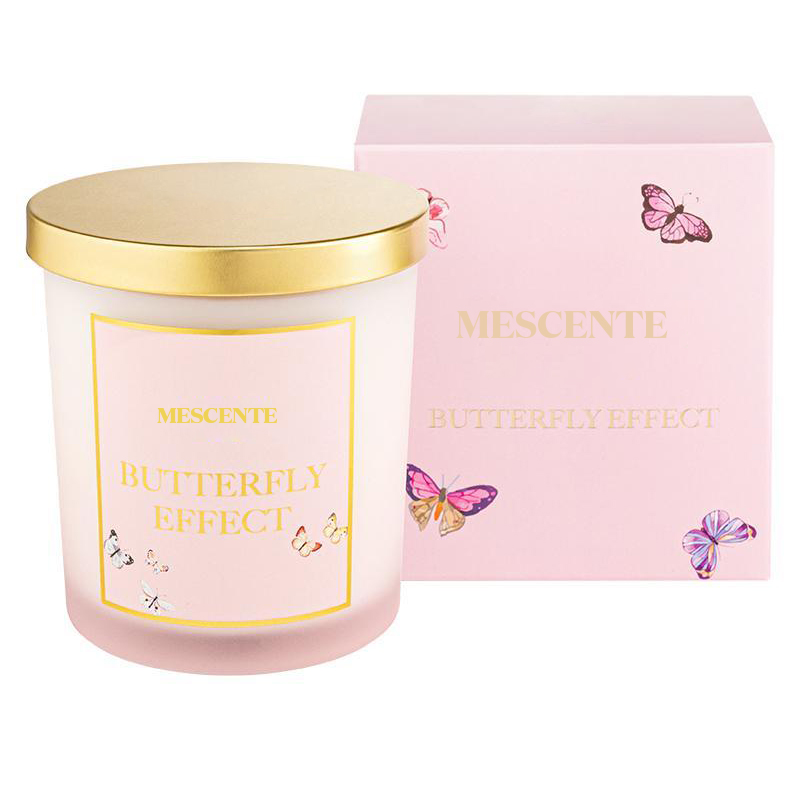 Hurtownia M&Scent Nowa, luksusowa, niestandardowa marka prywatna Świąteczne kryształowe opakowaniai Kerzen Świeca zapachowa sojowa z pokrywką
