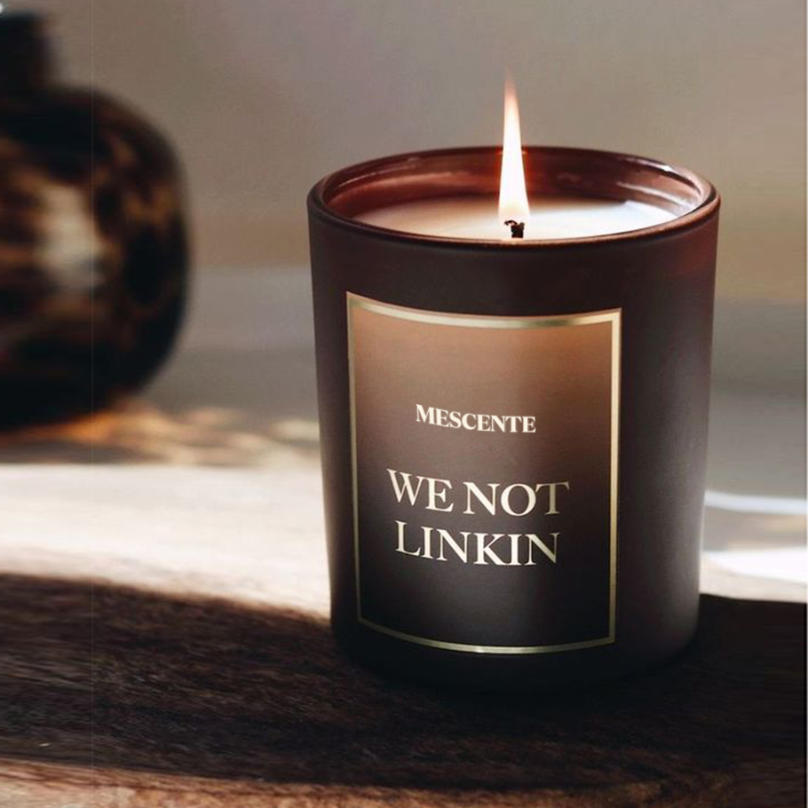 Hurtownia M&Scent Nowa, luksusowa, niestandardowa marka prywatna Świąteczne kryształowe opakowaniai Kerzen Świeca zapachowa sojowa z pokrywką