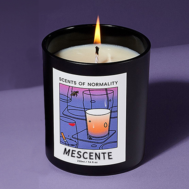 M&Scent Hurtownia luksusowych niestandardowych marek robione świąteczne kryształowe świece zapachowe z wosku sojowego