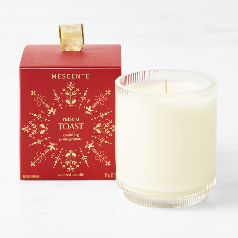 M&Scent Custom Made Logo Domowe świece zapachowe sojowe o emisji Transparent, prywatna marka w szklanych słoju