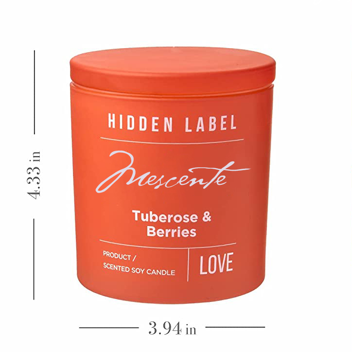 M&Scent Hurtownia luksusowych świec zapachowych z wosku sojowego z kryształkami w czarnych szczypcach