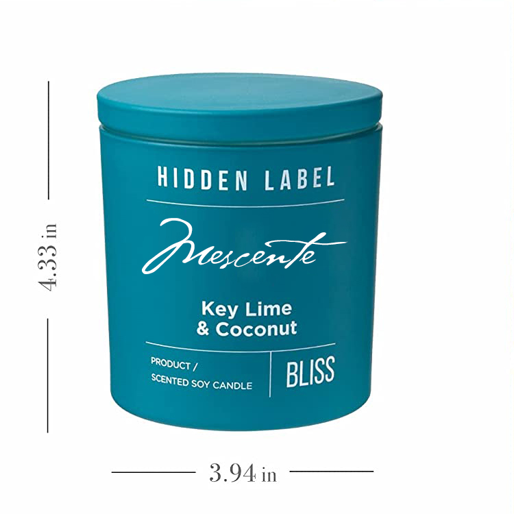 M&Scent Hurtownia luksusowych świec zapachowych z wosku sojowego z kryształkami w czarnych szczypcach