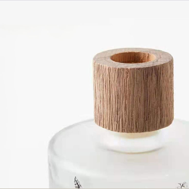 Hurtownia M&Scent Luksusowe dekoracyjne szkło bursztynowe Bez ognia Unikalny przezroczysty, dyfuzor zapachowy z trzciny