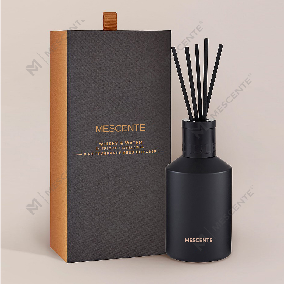 Dekoracja Pudełko z nadrukiem Oem 20 ml Kwadratowe ceramiczne Vranjes Drewniana nakrętka Dom Perfumy Aroma Dyfuzor Olejek z trzciny