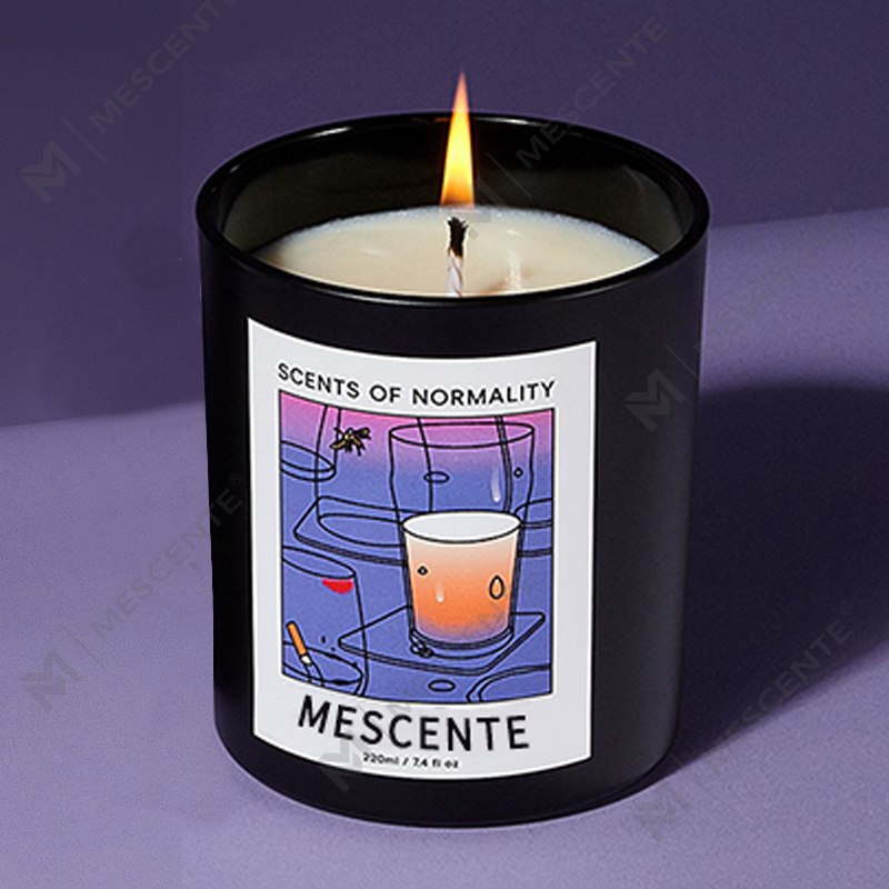 M&Scent Hurtownia luksusowych niestandardowych marek prywatnych Ręcznie robione świąteczne kryształowe świece zapachowe z wosku sojowego