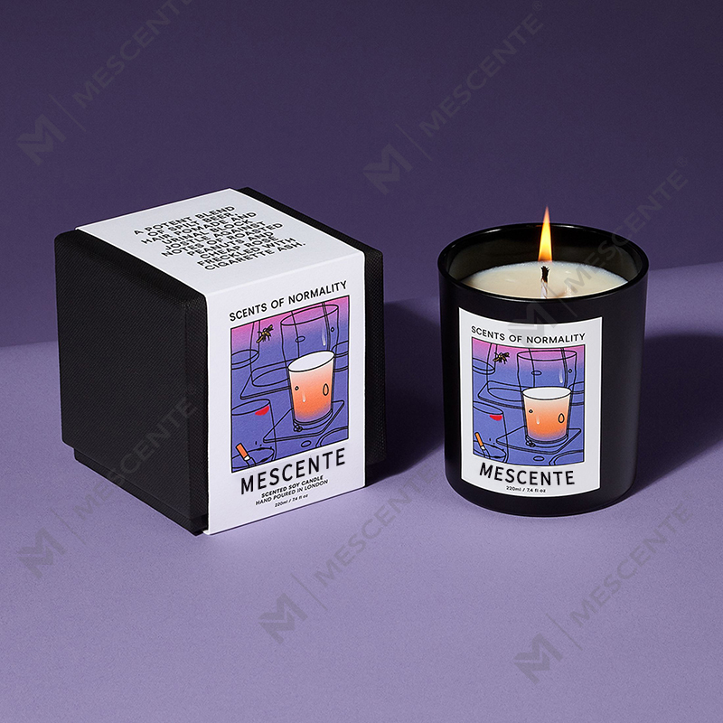 M&Scent Hurtownia luksusowych niestandardowych marek prywatnych Ręcznie robione świąteczne kryształowe świece zapachowe z wosku sojowego