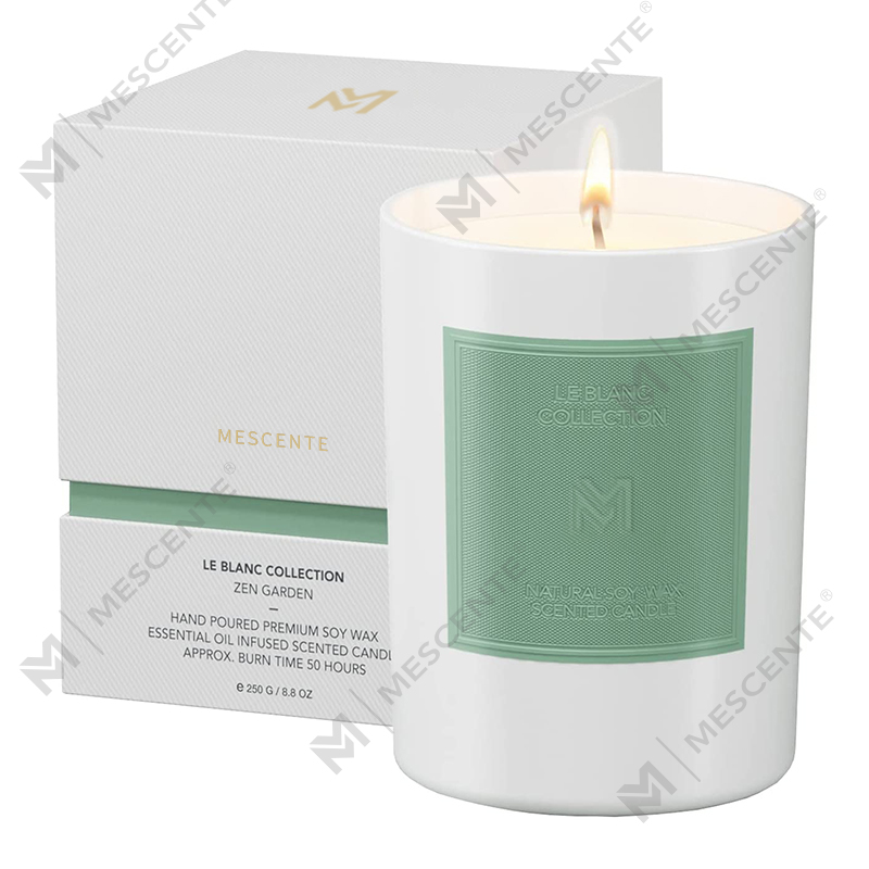 M&Scent Hurtownia niestandardowych luksusowych zestawów świątecznych aromaterapeutycznych świec z wosku sojowego w czarnym szklanym słoiku
