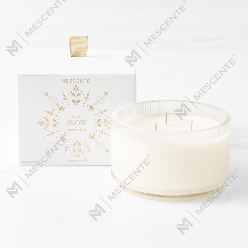 M&Scent Custom Made Logo Domowe świece zapachowe sojowe o organicznej przejrzystości, prywatna marka w szklanym słoju