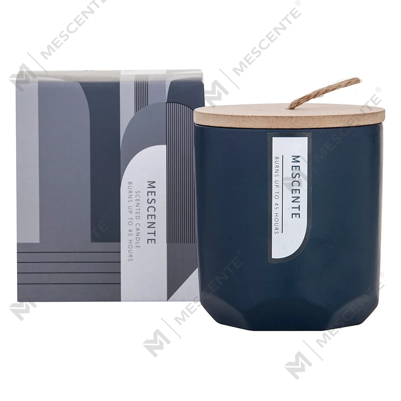 M&Scent Custom Luxury Stwórz własnego producenta świec zapachowych sojowych z drewnianym knotem w szklanym słoju