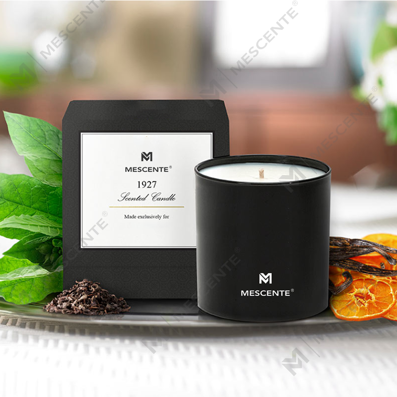 Zapach M&S Hurtownia luksusowych, prywatnych, chromowanych, męskich świec do aromaterapii, 22 uncje z kryształkami w środku