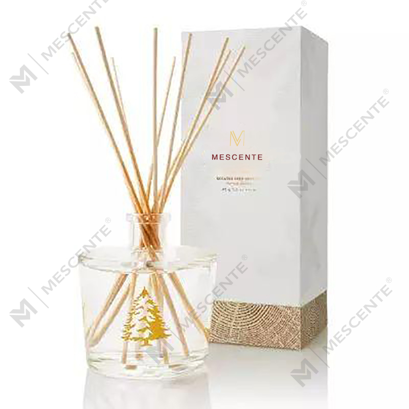 M&Scent Hurtownia Luksusowych Szklanych Butelek Stik Fibre Okrągły Drewniany Wkręt Aroma Dyfuzor Reed Zestawy Upominkowe