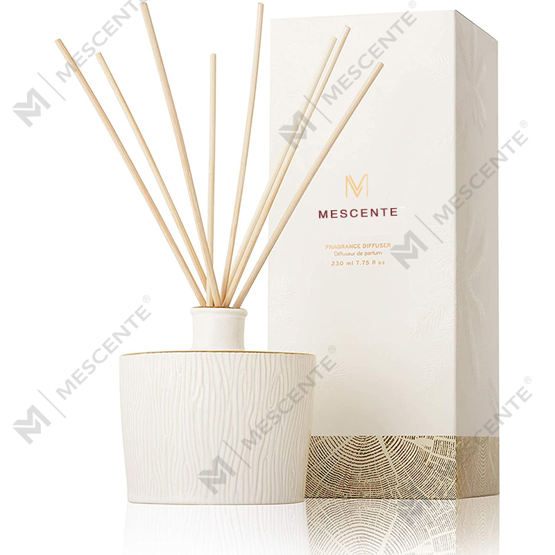 M&Scent Hurtownia Luksusowych Szklanych Butelek Stik Fibre Okrągły Drewniany Wkręt Aroma Dyfuzor Reed Zestawy Upominkowe