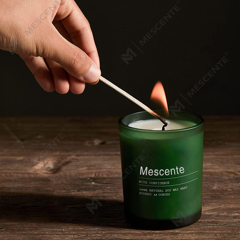 M&Scent Niestandardowe dekoracje ślubne Słoik Jaśmin i Ylang Ylang Świece zapachowe z etykietami luzem