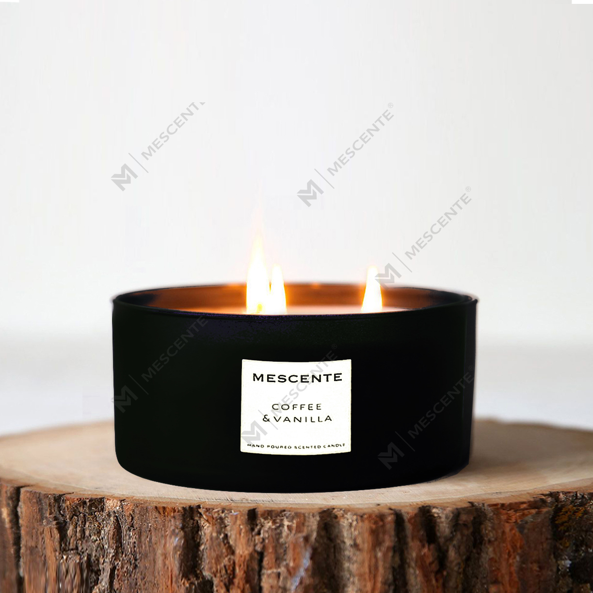 M&Scent hurtowy zestaw upominkowy dekoracyjnych świec zapachowych do aromaterapii z 3 knotami i palmą kokosową