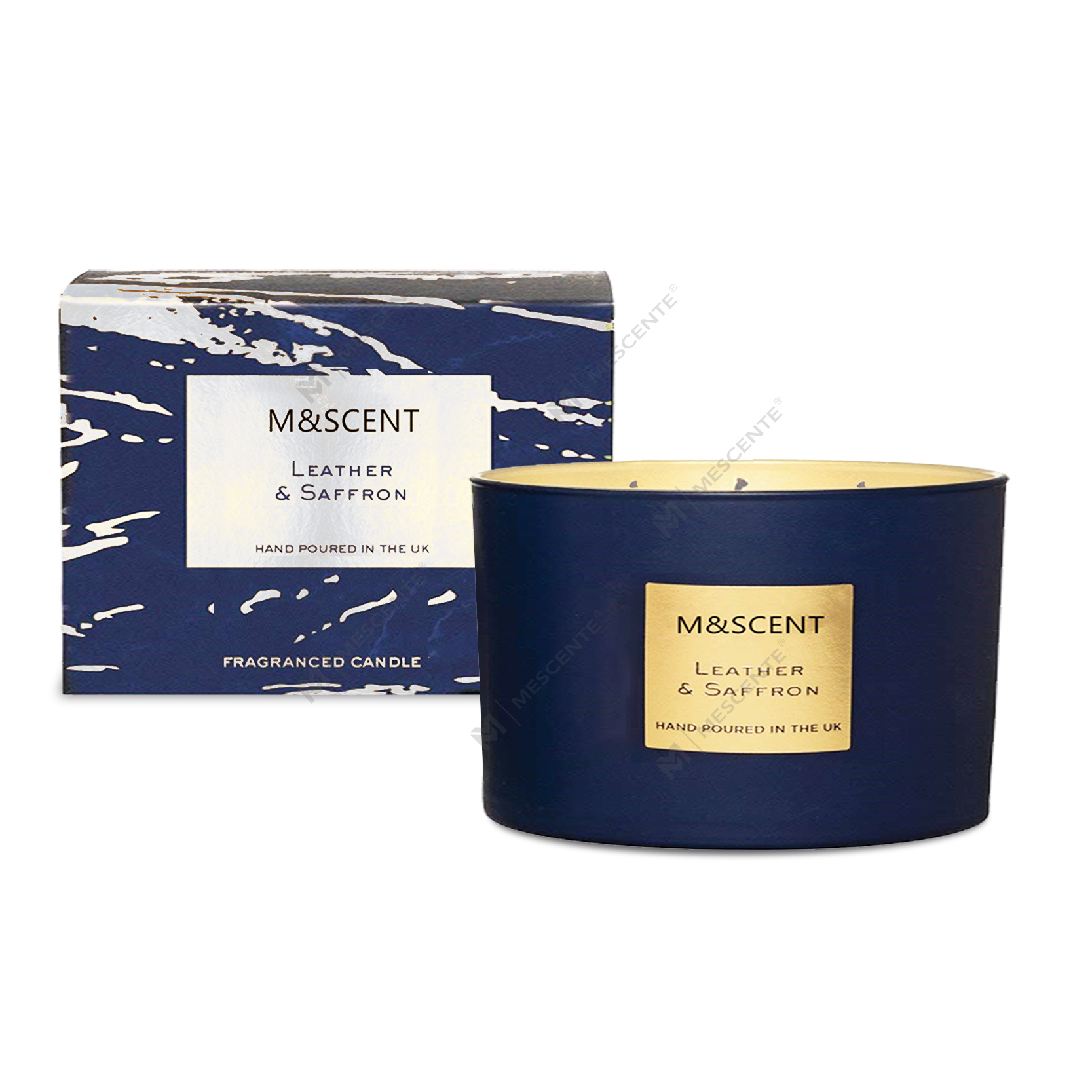 M&Scent hurtowy zestaw upominkowy dekoracyjnych świec zapachowych do aromaterapii z 3 knotami i palmą kokosową