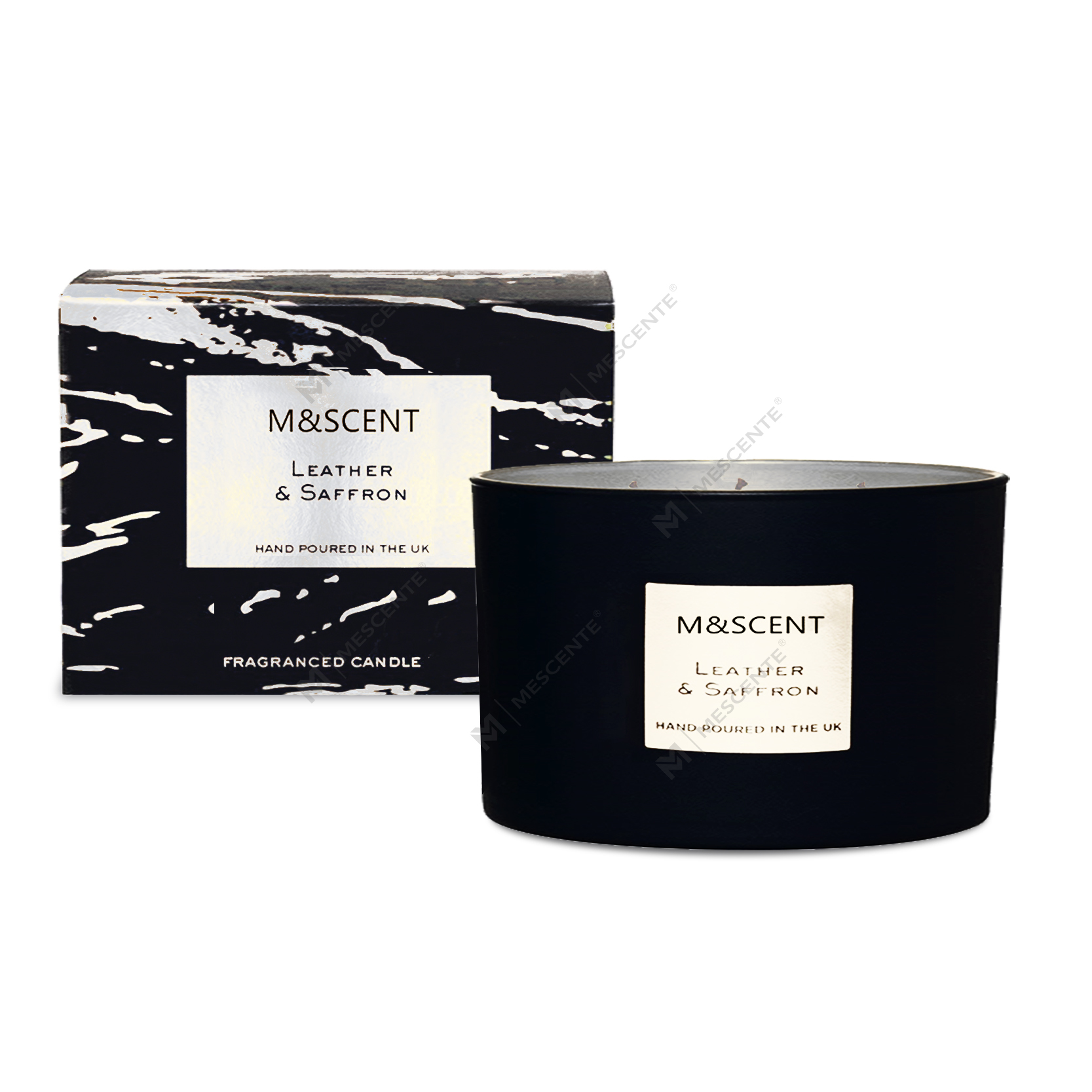 M&Scent hurtowy zestaw upominkowy dekoracyjnych świec zapachowych do aromaterapii z 3 knotami i palmą kokosową