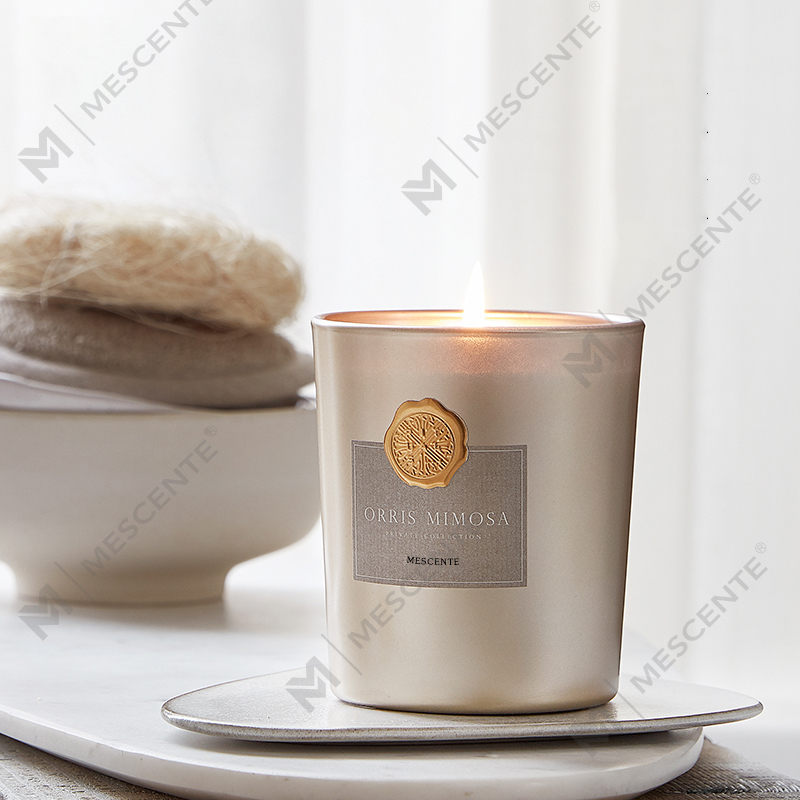 M&Scent luksusowa świeca zapachowa z wosku sojowego w szklanych słoikach, na zamówienie