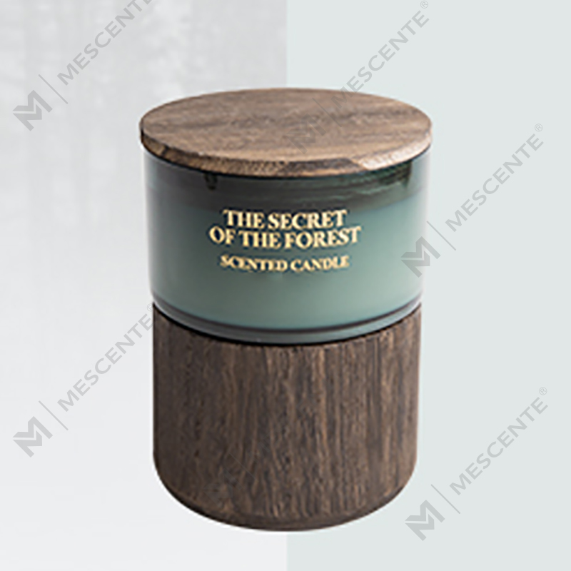 M&Scent niestandardowe szklane słoiki zamów hurtowo świecę zapachową z wosku sojowego z kryształkami