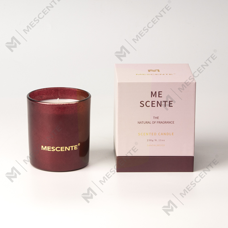 M&Scent Private Label Świąteczne czarne świece w słoikach Aromaterapeutyczne świece zapachowe