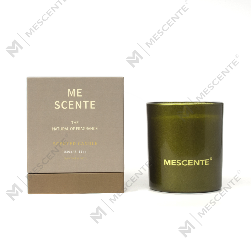 M&Scent Private Label Świąteczne czarne świece w słoikach Aromaterapeutyczne świece zapachowe