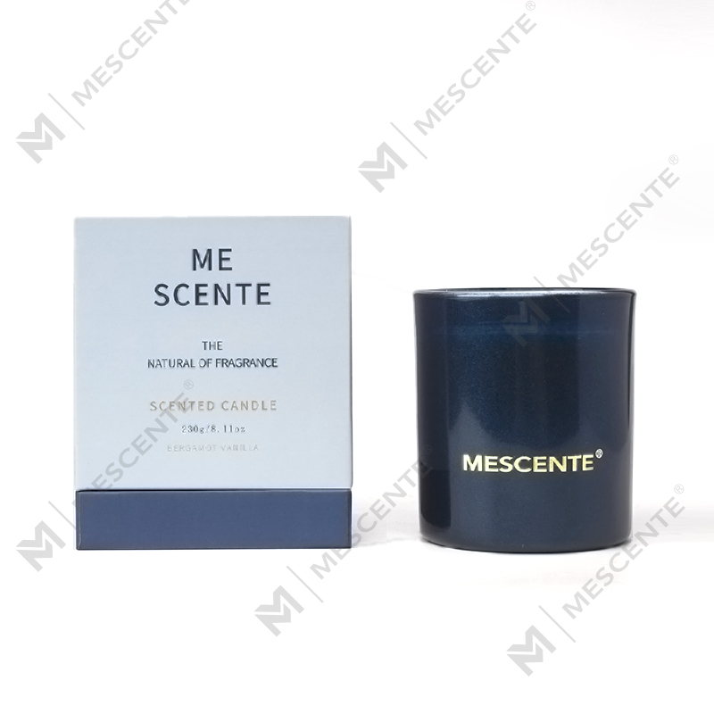 M&Scent Private Label Świąteczne czarne świece w słoikach Aromaterapeutyczne świece zapachowe
