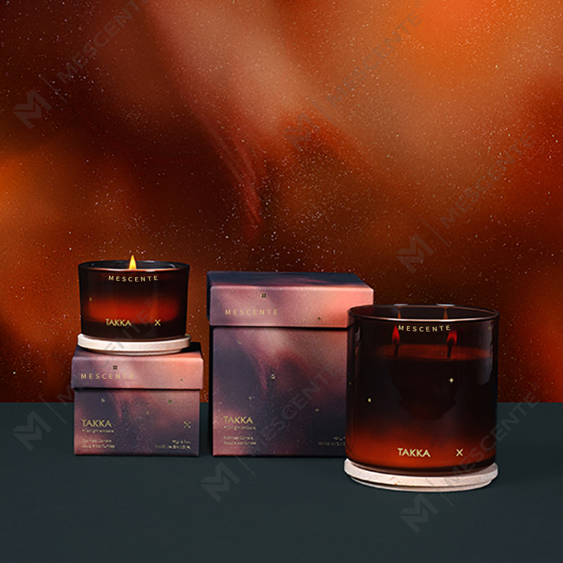 M&Scent Luxury Custom Handmade świąteczne dekoracyjne świece zapachowe z wosku sojowego z pudełkiem