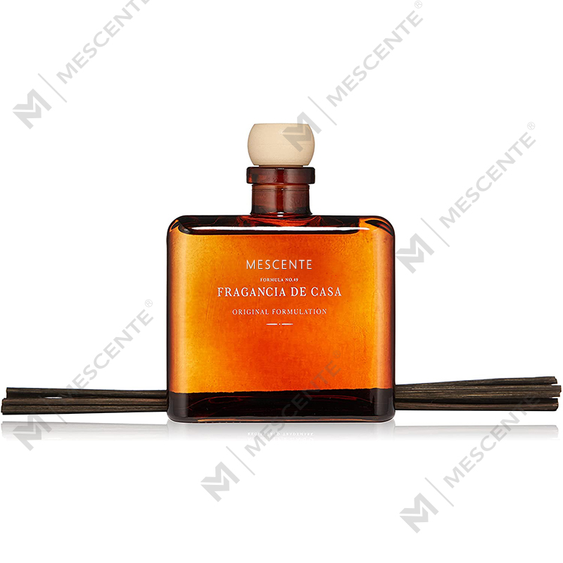 M&Scent Luksusowa, niestandardowa, duża szklana butelka w kolorze różowego złota Kwiatowa marka prywatna Dyfuzor z trzciny w płynie z pudełkiem