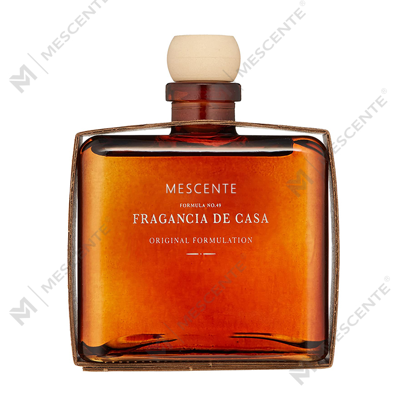 M&Scent Luksusowa, niestandardowa, duża szklana butelka w kolorze różowego złota Kwiatowa marka prywatna Dyfuzor z trzciny w płynie z pudełkiem