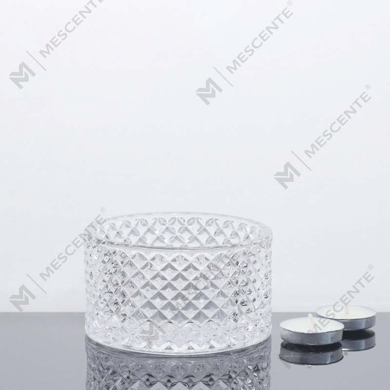 M&Scent Duże 3 knotowe różowe słoiki na świece z pokrywkami, luzem, ceramiczny słoik na świece do wyrobu świec