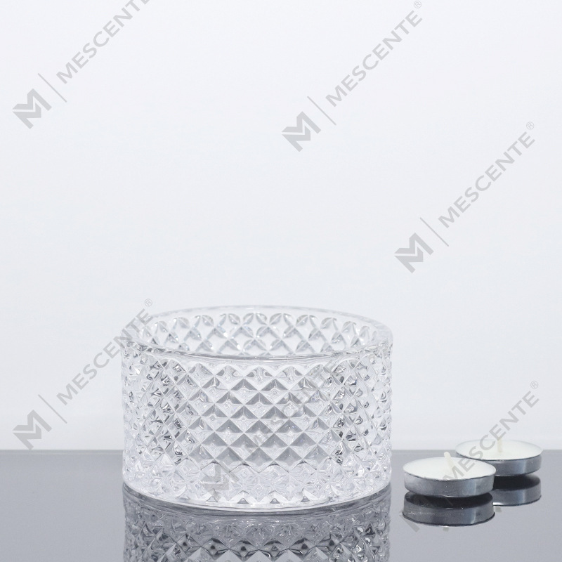 M&Scent Duże 3 knotowe różowe słoiki na świece z pokrywkami, luzem, ceramiczny słoik na świece do wyrobu świec