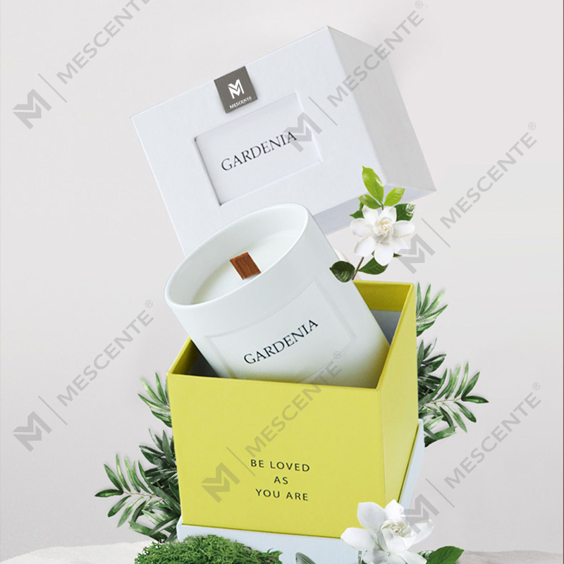 M&Scent hurtownia niestandardowych, luksusowych szklanych słoików zapachowych do domu, świece zapachowe z wosku sojowego