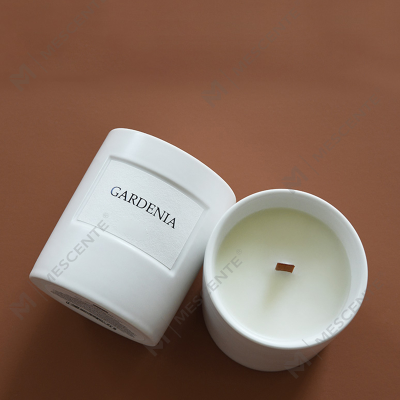 M&Scent hurtownia niestandardowych, luksusowych szklanych słoików zapachowych do domu, świece zapachowe z wosku sojowego