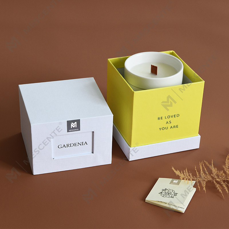 M&Scent hurtownia niestandardowych, luksusowych szklanych słoików zapachowych do domu, świece zapachowe z wosku sojowego