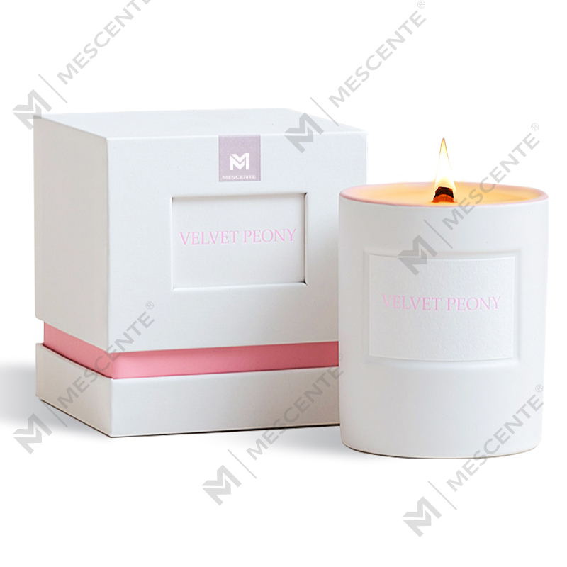 M&Scent hurtownia niestandardowych, luksusowych szklanych słoików zapachowych do domu, świece zapachowe z wosku sojowego