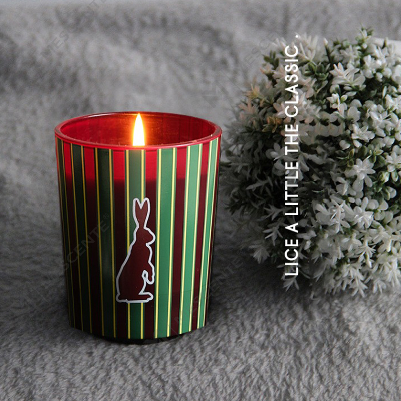 M&Scent hurtownia niestandardowych, luksusowych szklanych słoików zapachowych do domu, świece zapachowe z wosku sojowego