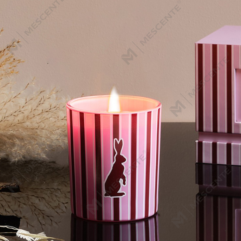 M&Scent hurtownia niestandardowych, luksusowych szklanych słoików zapachowych do domu, świece zapachowe z wosku sojowego