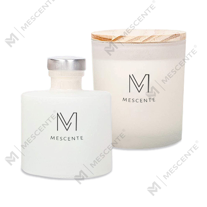 M&Scent Luksusowa spersonalizowana prywatna marka Jesienny wystrój Aromatowe świece zapachowe sojowe Zestaw upominkowy z dyfuzorem trzcinowym