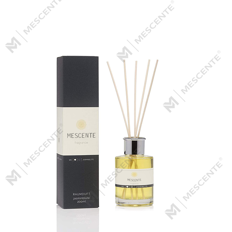 M&Scent Luksusowy, niestandardowy, duży butelkowy kwiatowy dyfuzor z trzcinową etykietą prywatną z pudełkiem upominkowym