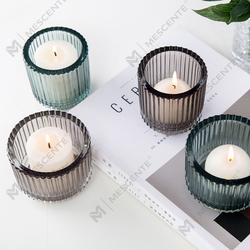 M&Scent Luxury Decor Szklany świecznik kryształowy, świeczniki luzem