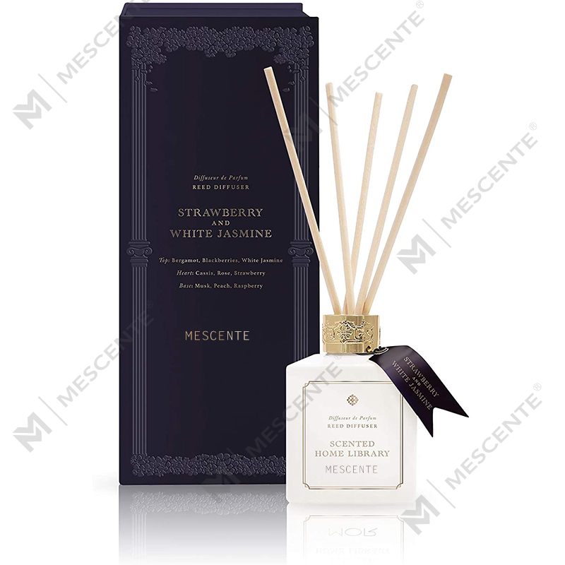 M&Scent Hurtownia luksusowych butelek ceramicznych marki prywatnej Drewniany dyfuzor zapachowy z trzciny w kształcie kwiatka