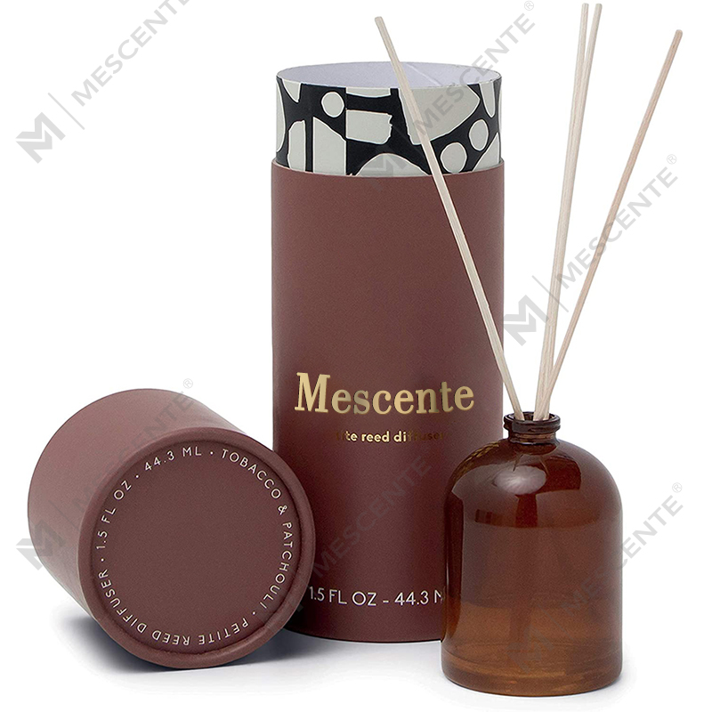 M&Scent Luksusowa, niestandardowa, duża szklana butelka w kolorze różowego złota Kwiatowa marka prywatna Dyfuzor z trzciny w płynie z pudełkiem