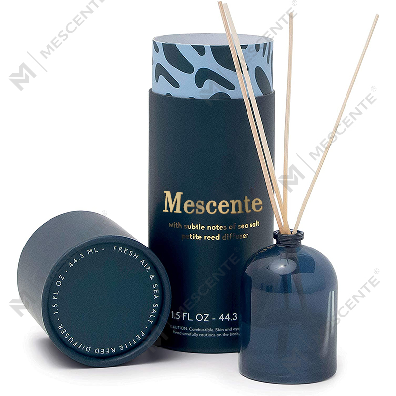 M&Scent Luksusowa, niestandardowa, duża szklana butelka w kolorze różowego złota Kwiatowa marka prywatna Dyfuzor z trzciny w płynie z pudełkiem