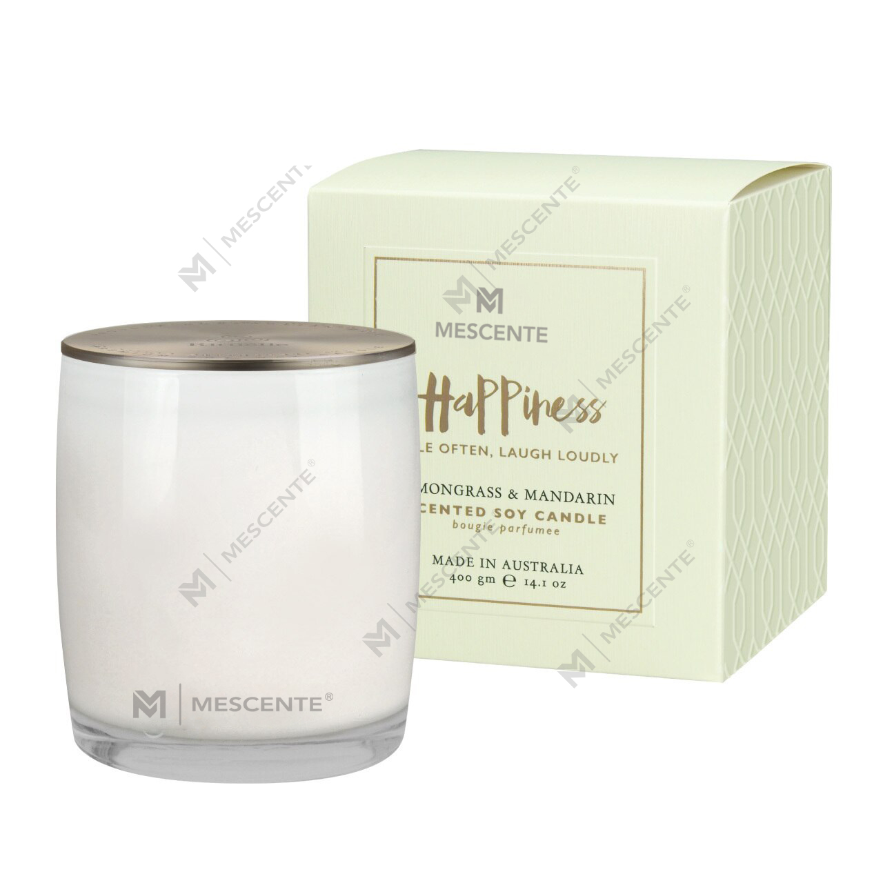 M&Scent Duża szklana butelka Home Essentials Zestaw upominkowy z dyfuzorem zapachowym z trzciny i patyczkami rattanowymi