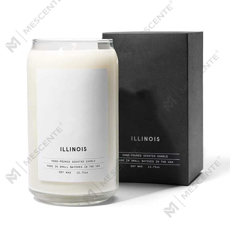 M&Scent Organiczne świece ceramiczne w kolorze mlecznego drewna, pojemnik na świece