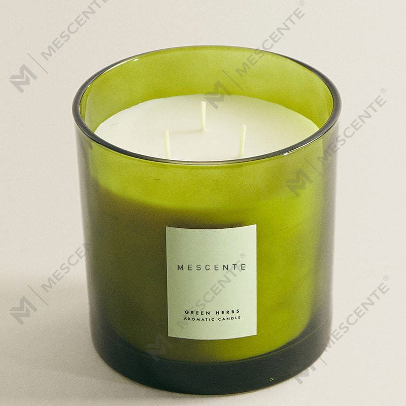 Świeca zapachowa z drzewa sandałowego M&Scent Party Relax, świece męskie do wielokrotnego napełniania A29273