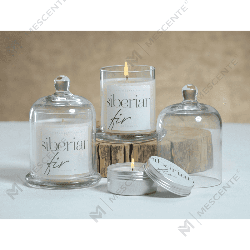 M&Scent Dekoracyjna romantyczna świeca zapachowa z dzwonkiem weselnym Szklana kopułka w słoju Świeca zapachowa A29275